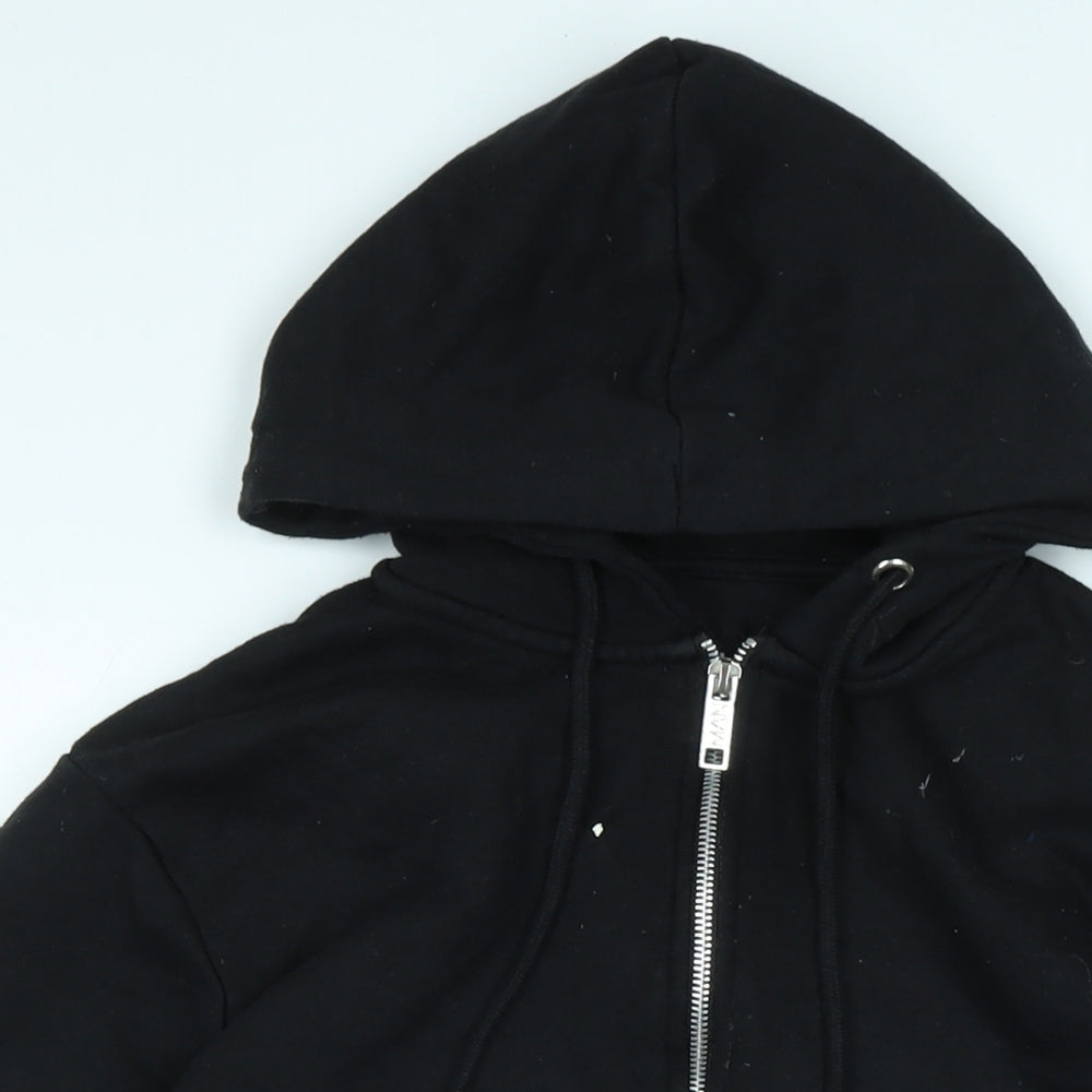 boo hoo man Mens Black Jacket Size XS Zip