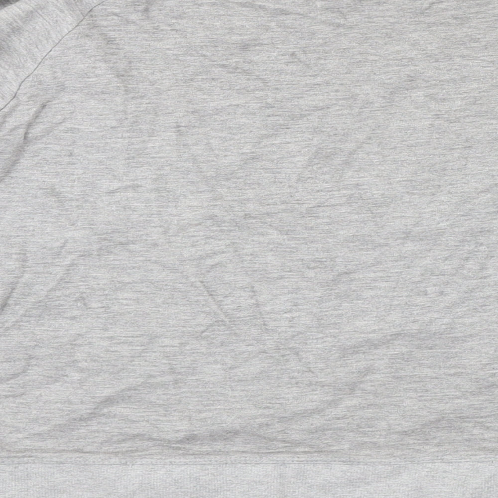 Mango Womens Grey Polyester Pullover Sweatshirt Size S