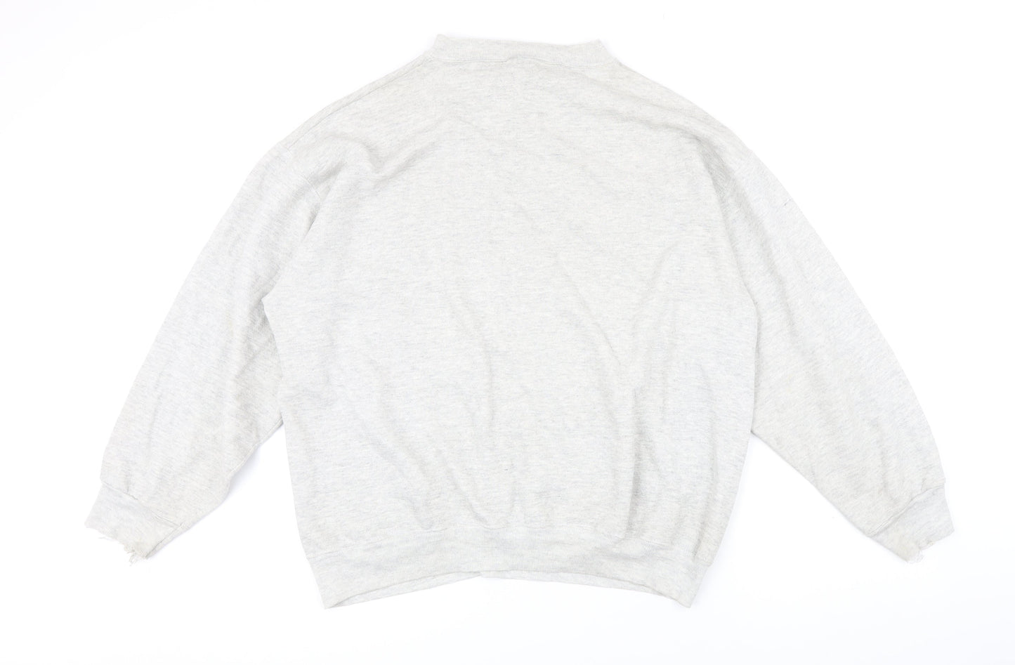 Logo 7 Mens Grey Cotton Pullover Sweatshirt Size XL