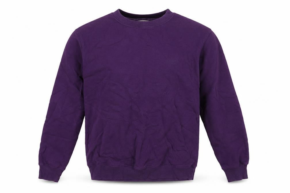 Cotton Traders Womens Purple Cotton Pullover Sweatshirt Size S