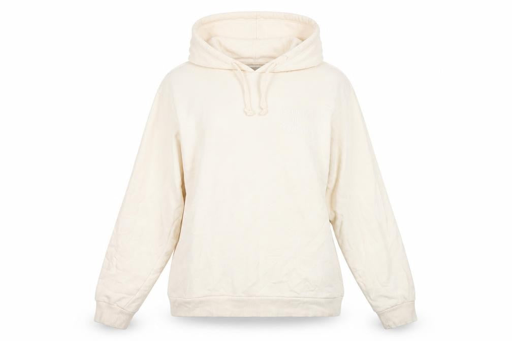 Koton Womens Ivory Cotton Pullover Hoodie Size M