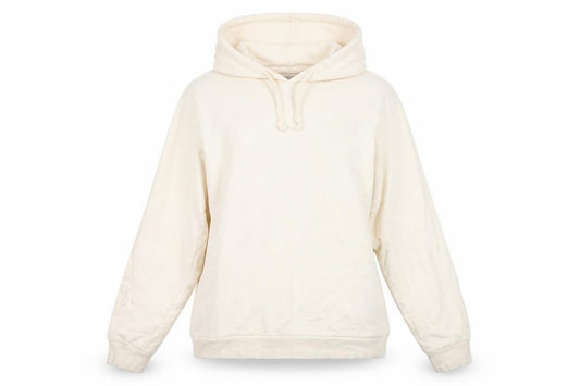 Koton Womens Ivory Cotton Pullover Hoodie Size M