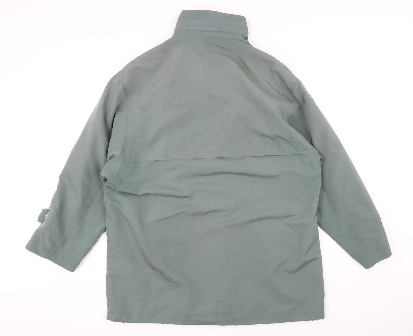 Dannimac Womens Green Jacket Coat Size 16 Zip