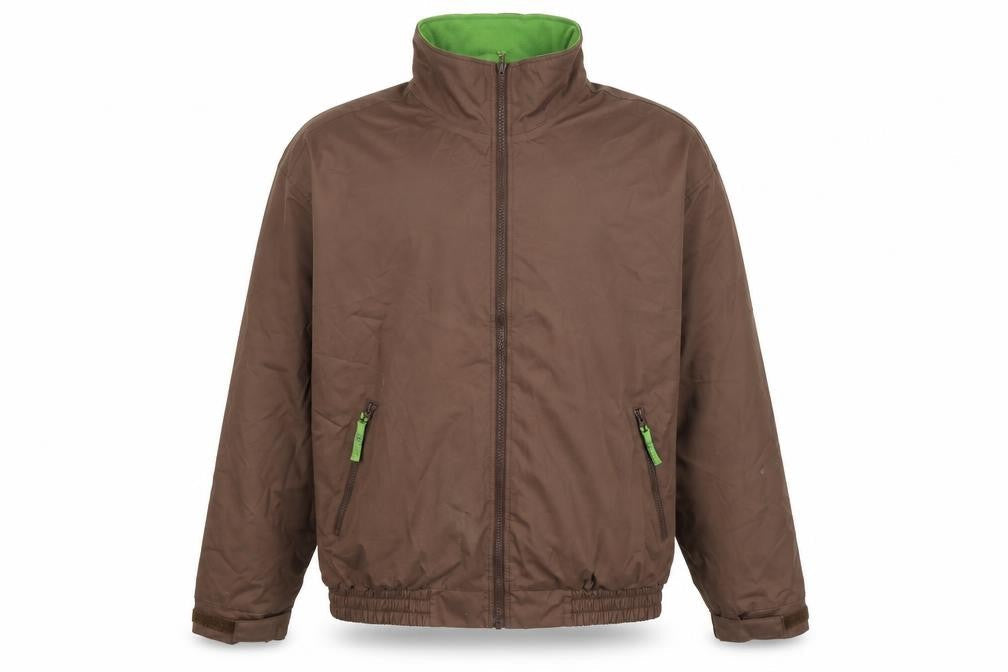 Jack Murphy Mens Brown Jacket Size L Zip