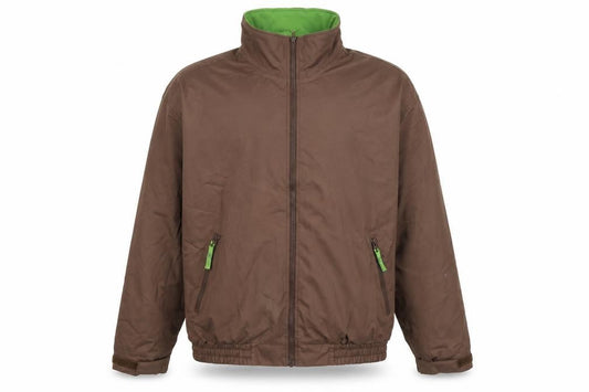 Jack Murphy Mens Brown Jacket Size L Zip
