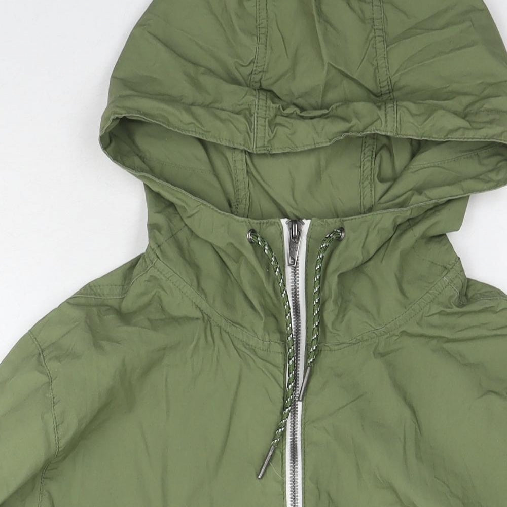 Bershka Womens Green Jacket Size M Zip