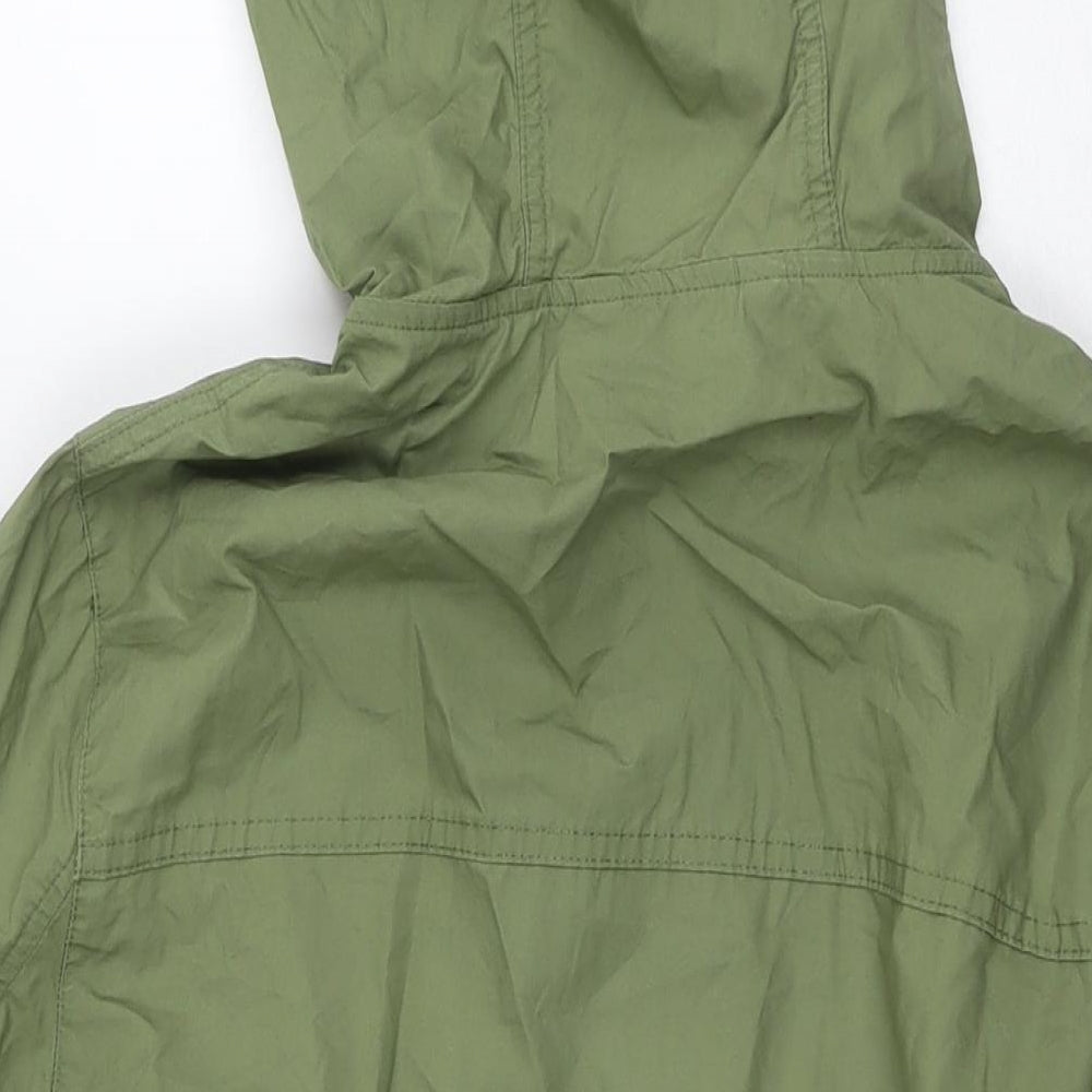 Bershka Womens Green Jacket Size M Zip