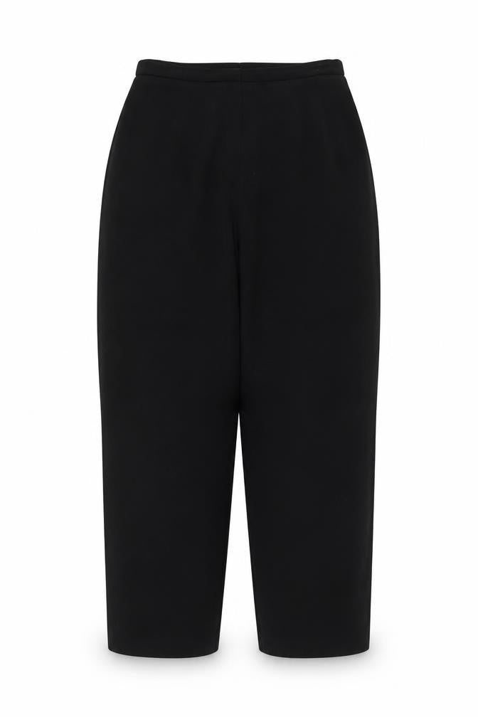Amanda Marshall Womens Black Polyester Trousers Size 14 L30 in Regular Zip