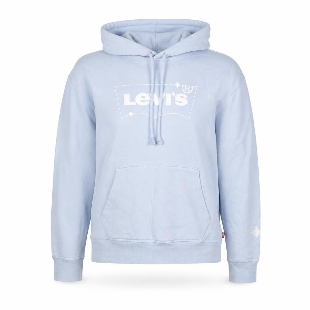 Levi's Womens Blue Cotton Pullover Hoodie Size XS Pullover - Logo