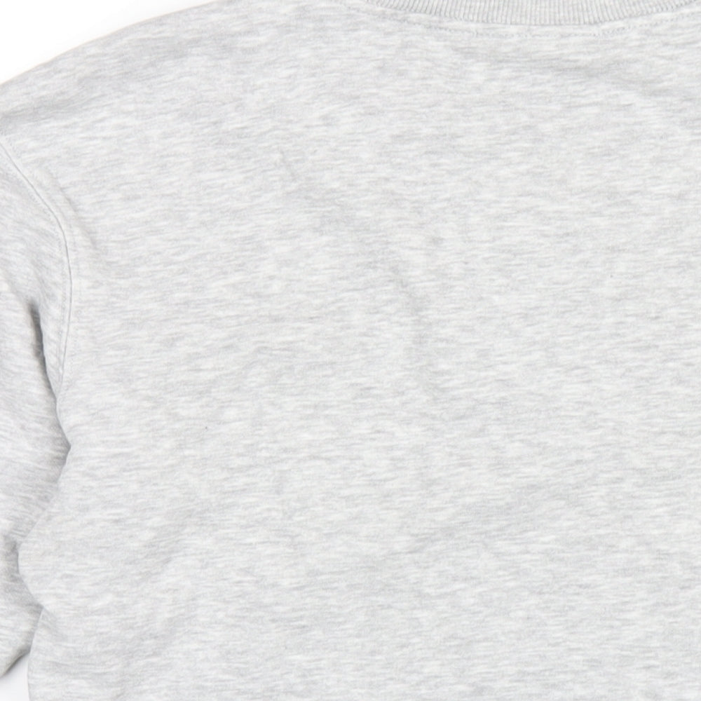 Weekday Womens Grey Cotton Pullover Sweatshirt Size XS Pullover