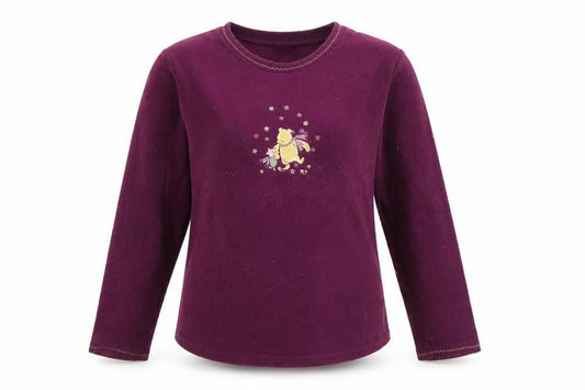 Disney Womens Purple Polyester Pullover Sweatshirt Size 10 Pullover - Winnie the Pooh