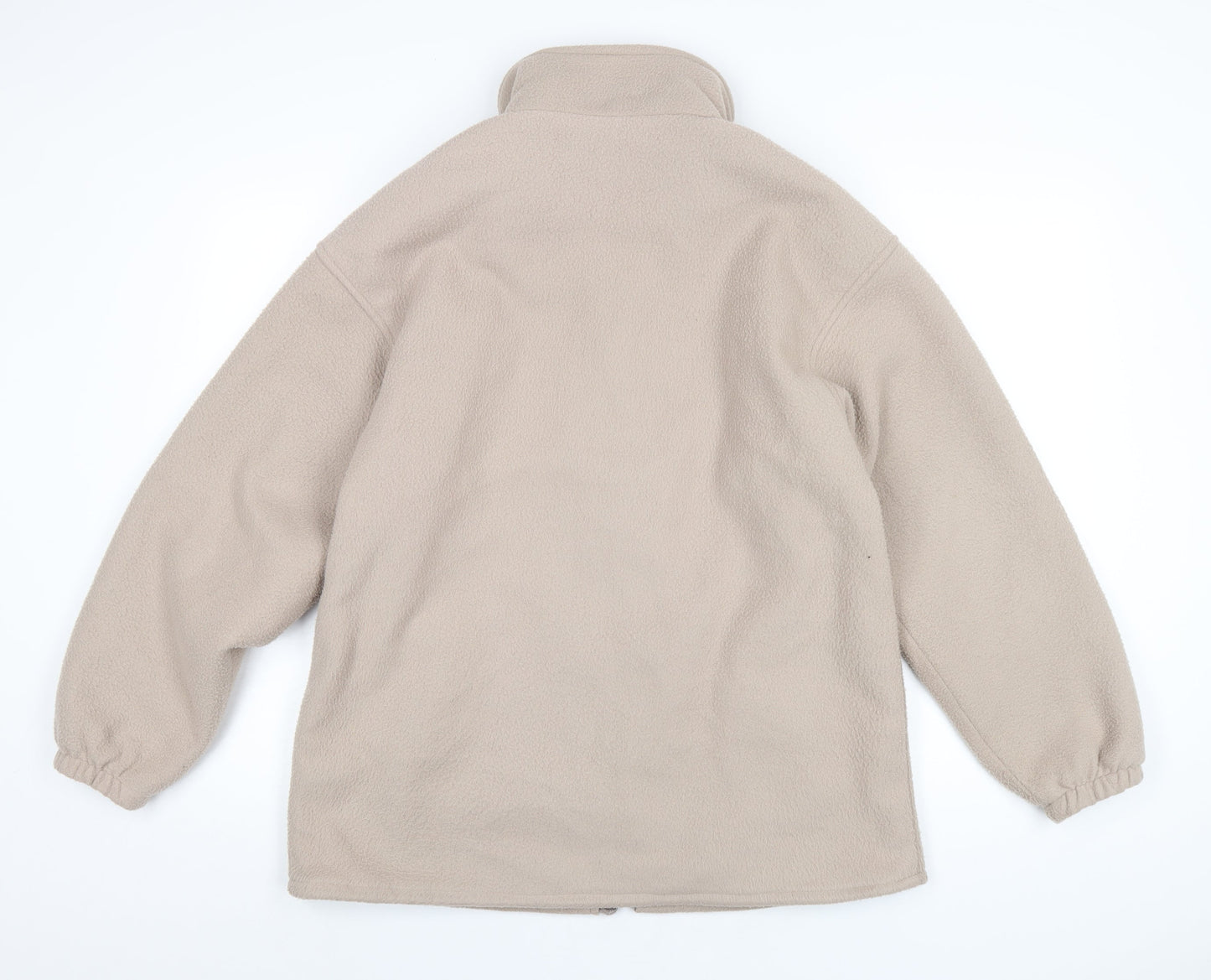 High Mount Mens Beige Jacket Size L Zip