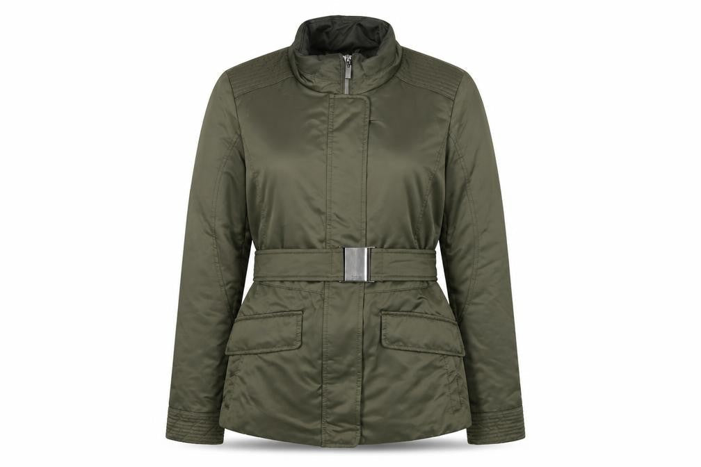Geox Womens Green Jacket Coat Size 6 Zip