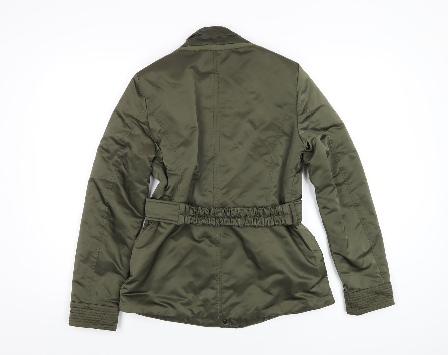 Geox Womens Green Jacket Coat Size 6 Zip