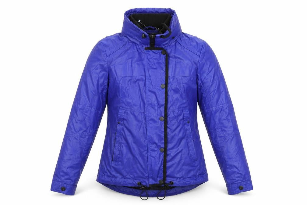 NEXT Womens Blue Rain Coat Coat Size 6 Zip