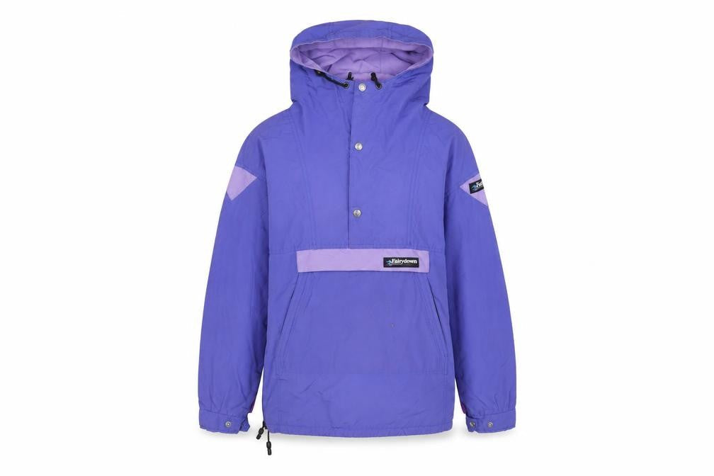 Fairydown Womens Purple Rain Coat Coat Size S Zip