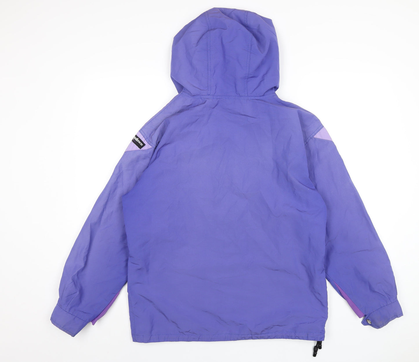 Fairydown Womens Purple Rain Coat Coat Size S Zip
