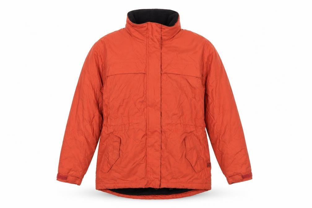 Hawkshead Mens Orange Rain Coat Coat Size M Zip