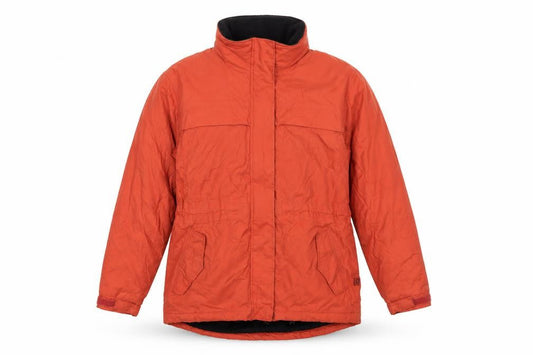 Hawkshead Mens Orange Rain Coat Coat Size M Zip