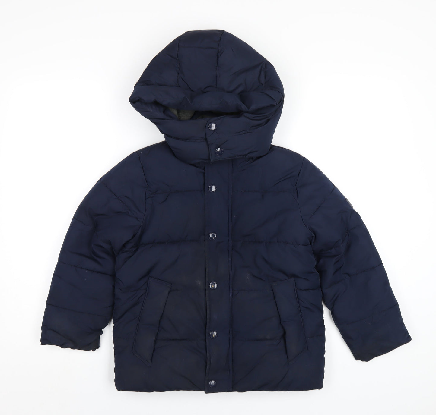 Gap Boys Blue Puffer Jacket Coat Size S Zip