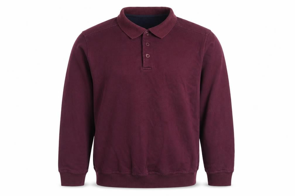 EWM Mens Purple Cotton Pullover Sweatshirt Size S