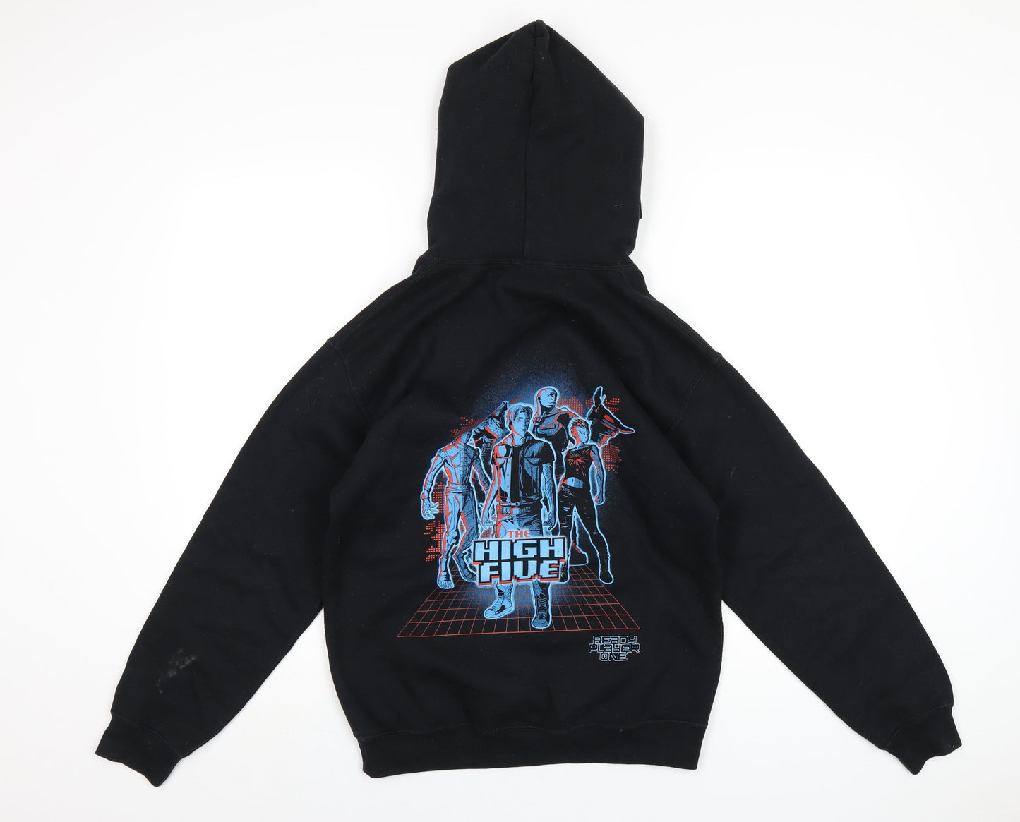 Ready Player One Boys Black Cotton Pullover Hoodie Size S Pullover