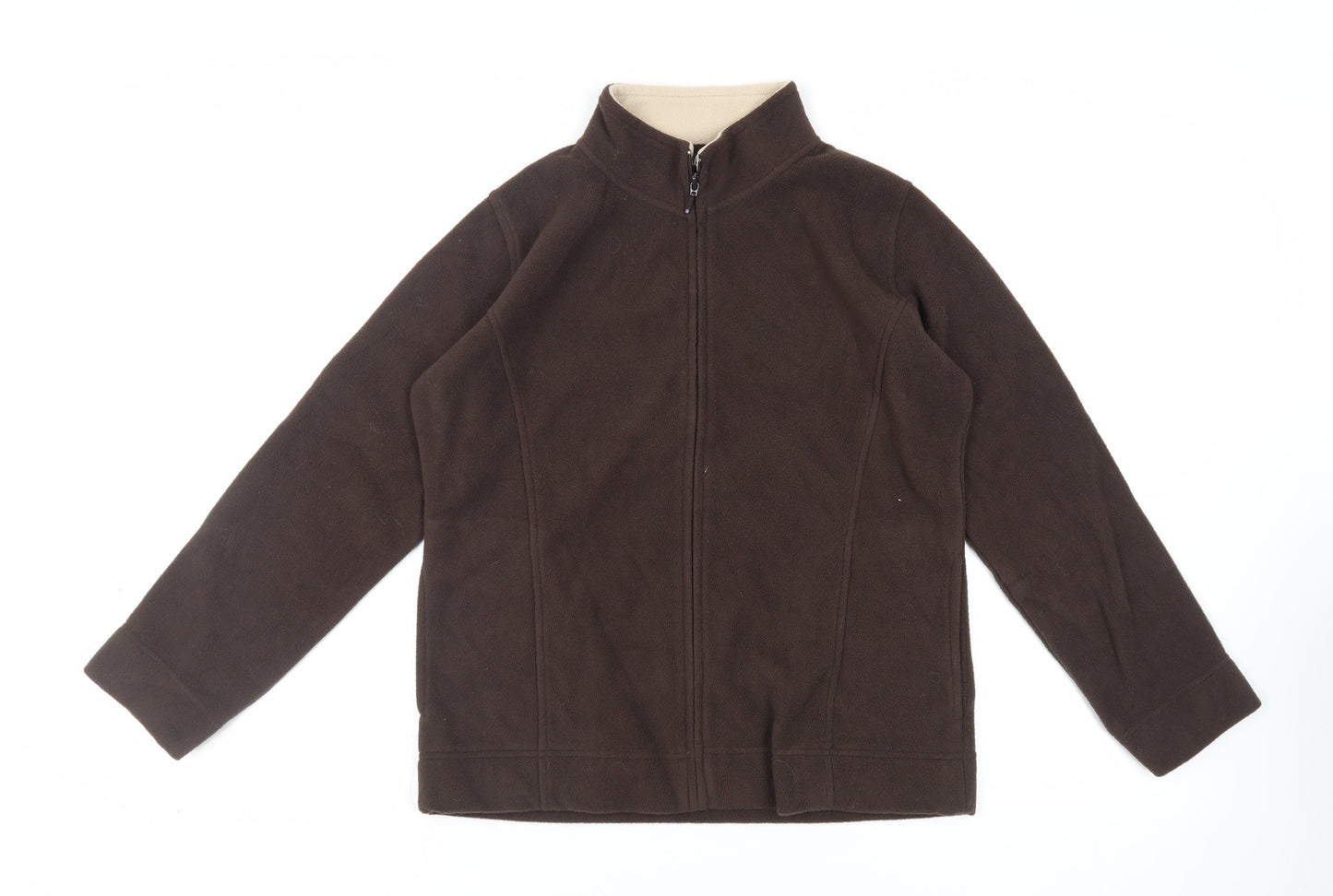 EWM Womens Brown Jacket Size M Zip