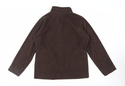 EWM Womens Brown Jacket Size M Zip