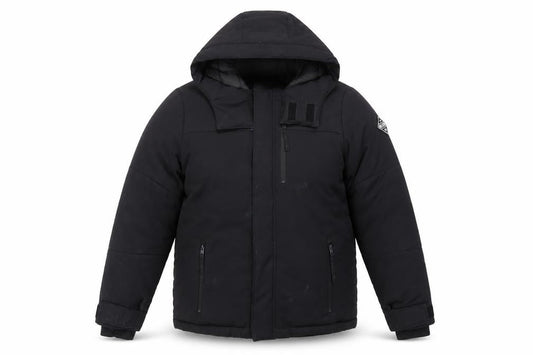 Hollister Mens Black Puffer Jacket Jacket Size S Zip