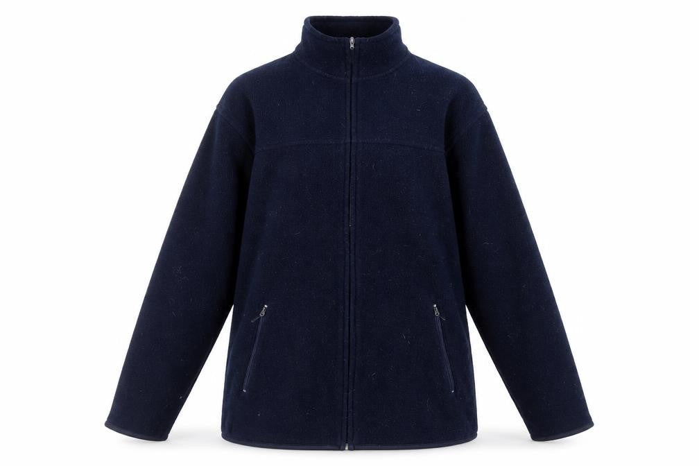 EWM Womens Blue Jacket Size S Zip - Zipped Pockets