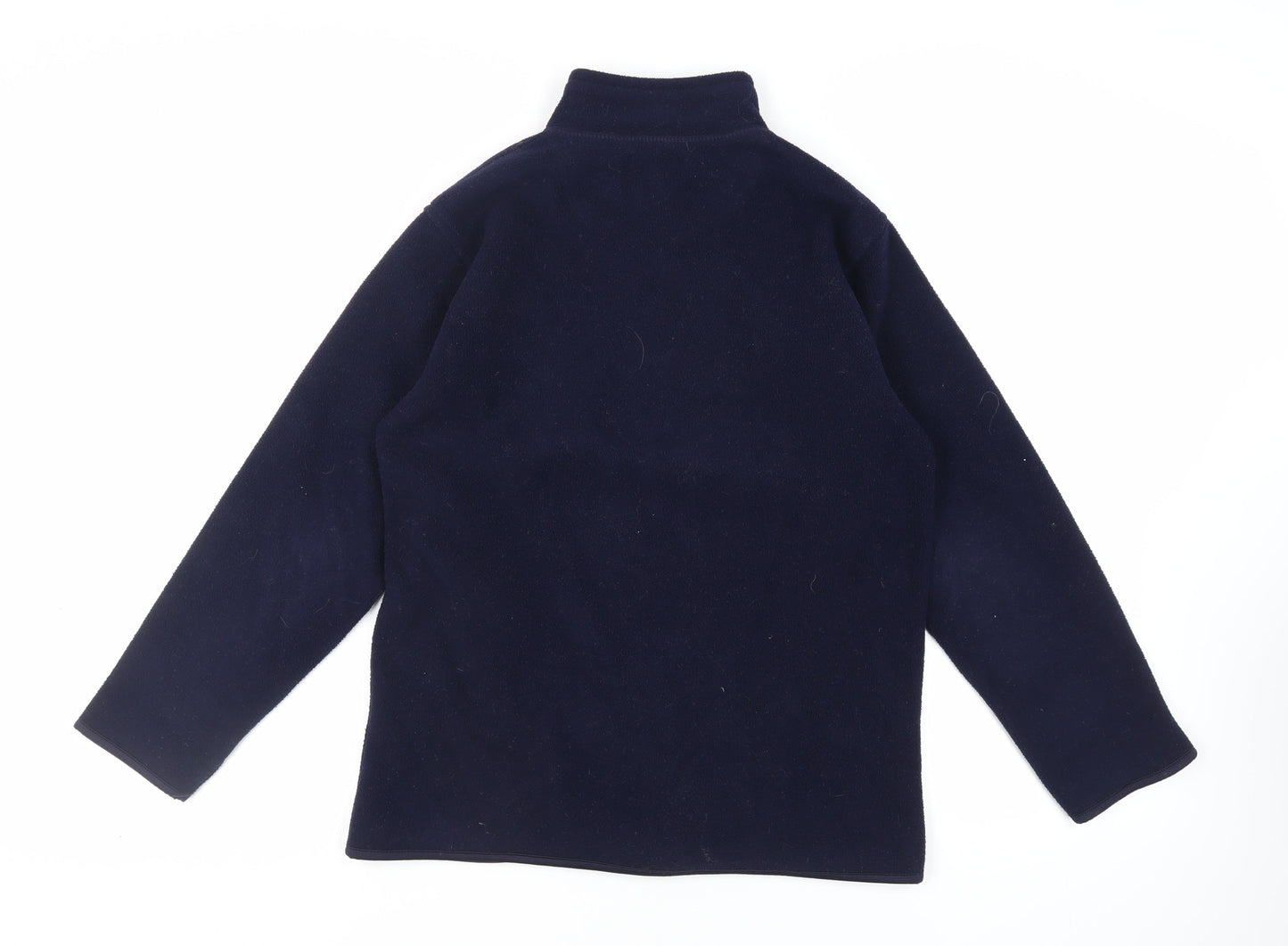 EWM Womens Blue Jacket Size S Zip - Zipped Pockets