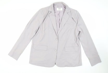 4th & Reckless Womens Purple Jacket Blazer Size 14 Button