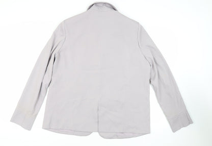 4th & Reckless Womens Purple Jacket Blazer Size 14 Button