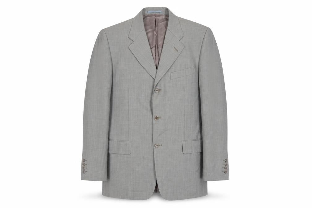 HR Tailoring Mens Green Wool Jacket Suit Jacket Size 42 Regular