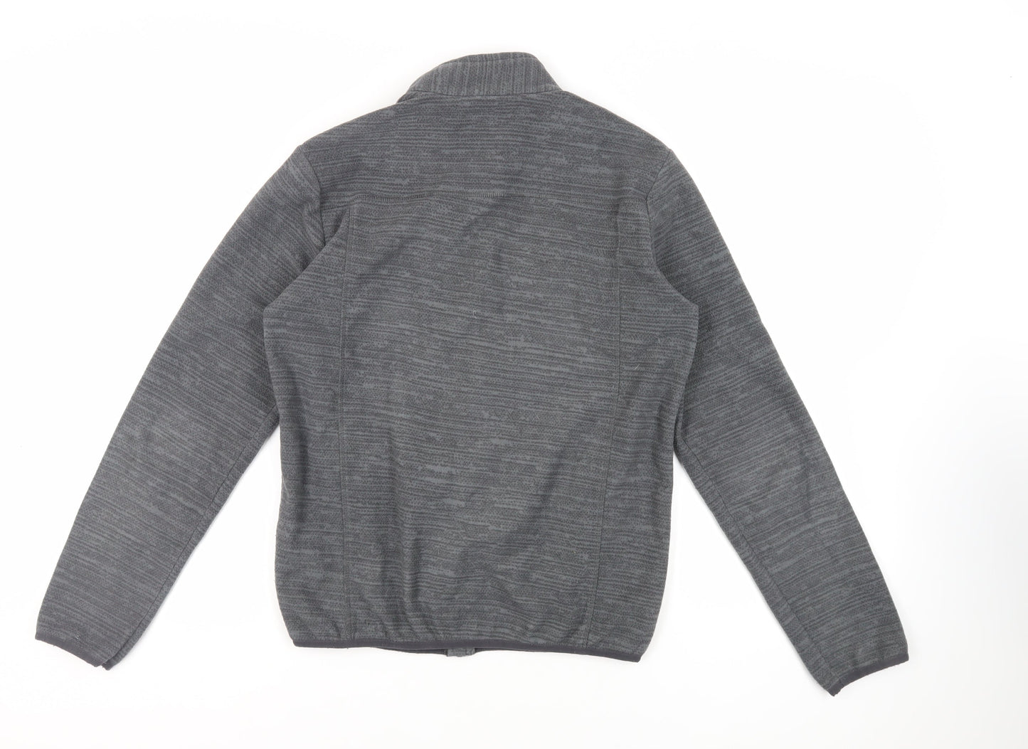 DECATHLON Womens Grey Jacket Size M Zip - Logo Zipped Pockets