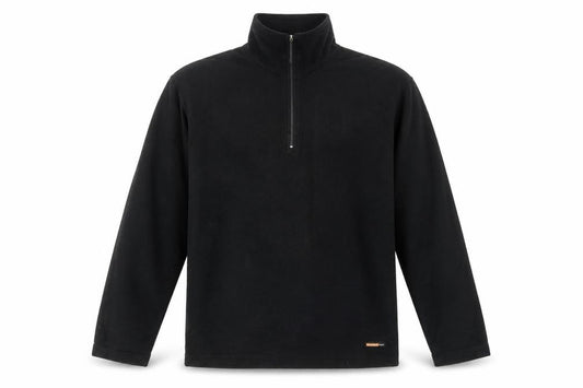 SCANDA Mens Black Polyester Pullover Sweatshirt Size L