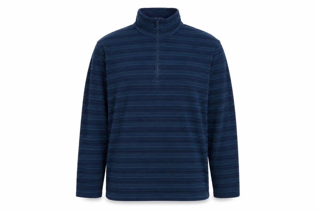 Hi Gear Mens Blue Striped Polyester Pullover Sweatshirt Size XL