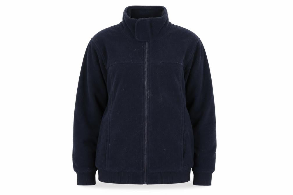 Quebramar Womens Black Polyester Full Zip Sweatshirt Size M Zip