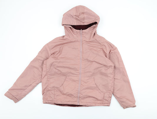 Fabletics Womens Pink Jacket Coat Size S Zip