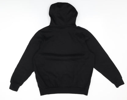 Slazenger Mens Black Cotton Pullover Hoodie Size S