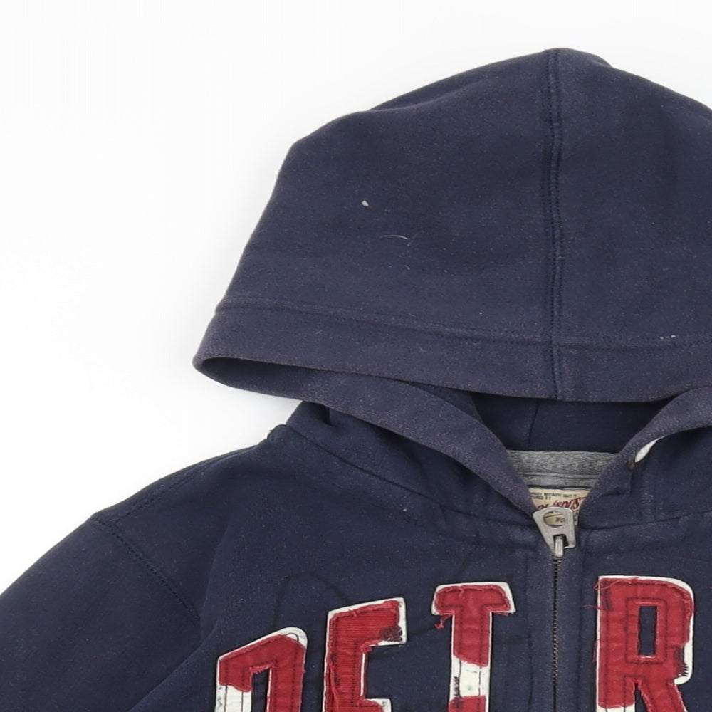 Petrol Industries Mens Black Cotton Full Zip Hoodie Size S