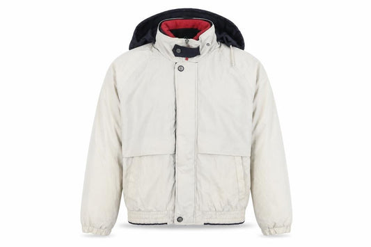 Haggar Mens Beige Bomber Jacket Coat Size M Zip