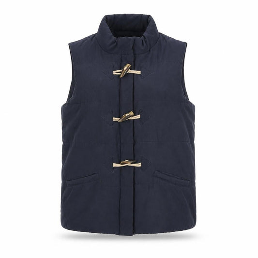 Isle Womens Blue Gilet Coat Size 14 Zip