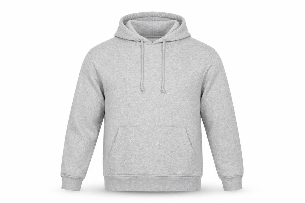 Brave Soul Mens Grey Cotton Pullover Hoodie Size M