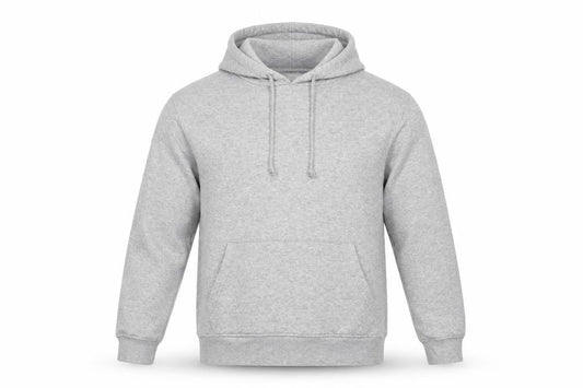 Brave Soul Mens Grey Cotton Pullover Hoodie Size M