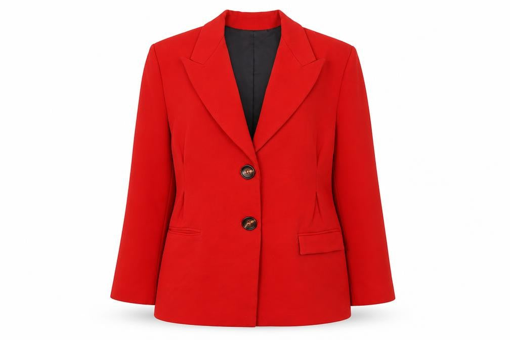Sundar Bay Womens Red Jacket Size 10 Button