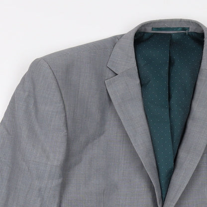 Next Mens Blue Wool Jacket Suit Jacket Size 36 Regular