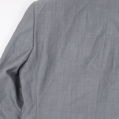 Next Mens Blue Wool Jacket Suit Jacket Size 36 Regular