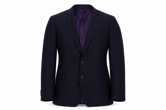 Paul Costelloe Mens Blue Wool Jacket Suit Jacket Size 46 Regular