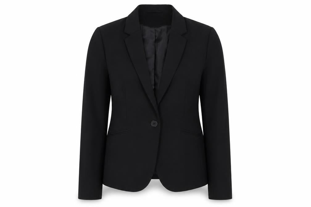 H&M Womens Black Jacket Size 10 Button